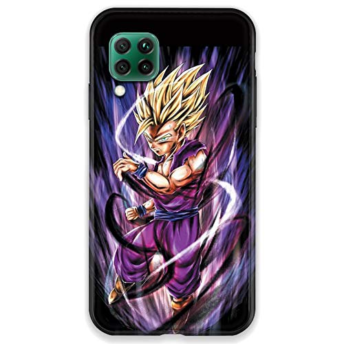 Carcasa para Huawei P40 Lite Manga Dragon Ball Sangohan Morado