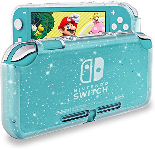 Carcasa protectora compatible con Switch Lite, Crystal Glitter Bling Soft TPU Case con Shock y Resistente a los arañazos Case para Nintendo Switch Lite – Crystal Glitter