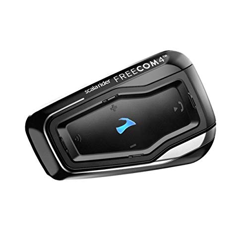 Cardo frc40002 escala Rider Freecom 4 – Bike to Bike Bluetooth 4.1 Sistema de comunicación para moto con Audio HD, con un máximo de 4 Riders (envases individuales) (2018)