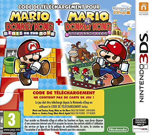 Carte Mario And Donkey Kong: Minis On The Move + Mario Vs. Donkey Kong: Minis March Again! [Importación Francesa]