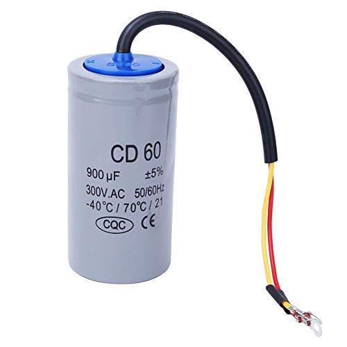 Condensador CD60 AC 300V 900uf Condensador de funcionamiento del motor de la bomba, Condensador redondo, para refrigerador, aire acondicionado, motor de CA, bomba de agua, etc.