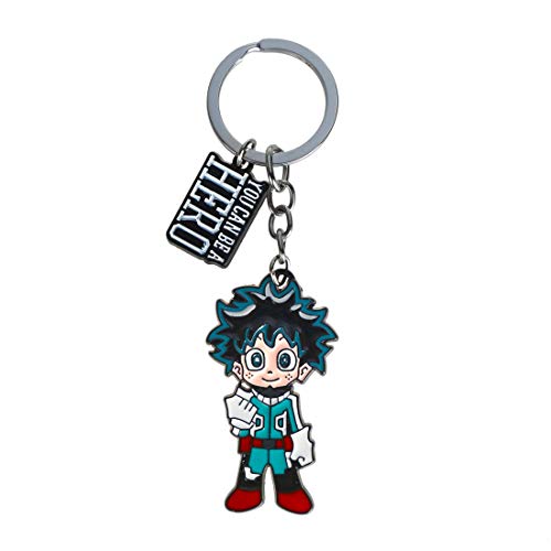 CoolChange Llavero de My Hero Academia con Figura de Izuku Midoriya, Metal, Negro