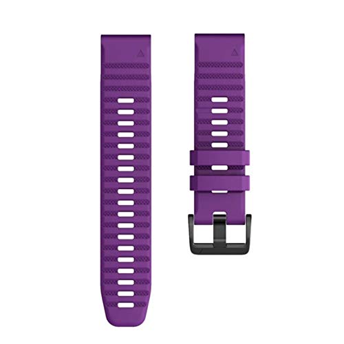 CRFYJ Reloj Strap 26 22 20mm Silicone Reloje de liberación rápida Correa para Garmin Fenix ​​6X Pro Watch EasyFit Muñequera Correa de muñeca para Fenix ​​6 Pro Watch