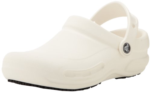 Crocs Bistro, Zuecos Unisex Adulto, Blanco (White), 41/42 EU