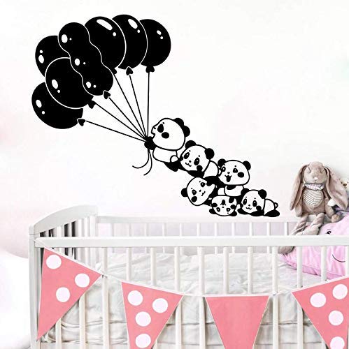 Cute Cartoon Balloon Panda Baby Dormitorio Decoración Niñas Niños Belleza Oso Panda Pet Jungle Animal Bamboo Decor 57 * 69Cm