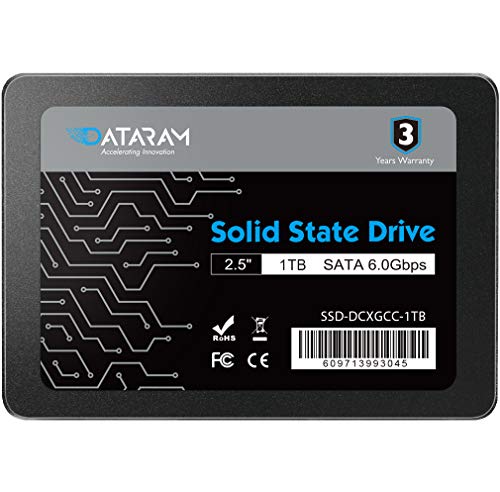 Dataram Ssd 1Tb, Pcie M.2 2280 Interno unidad de estado sólido 960Gb, Pcie 3.0 X4 Nvme 8Gb/S Interfaz de alta velocidad de lectura y escritura SATA 1 TB.