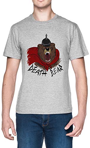 Death Bear Blanca Hombre Camiseta Grey Men's T-Shirt tee