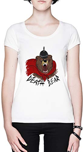 Death Bear Blanca Mujer Camiseta White Men's T-Shirt tee