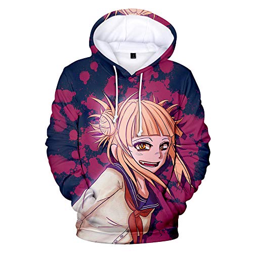 DGNAWX Sudadera con Capucha de Disfraz My Hero Academia Sudadera con Capucha Sudadera de Anime-D S