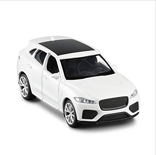 Diecast Model Car 1:36 Modelo De Coche De Aleación para Ja-g-uar SUV F-Pace Modelo De Coche Puerta Abierta Tirar hacia Atrás Coches De Juguete Aleación Regalos Niños (Color : 3)