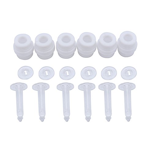 Dilwe Bolas de Goma + Anti-Drop Pins Accesorio Anti-vibración Kit aislador para dji Phantom 3