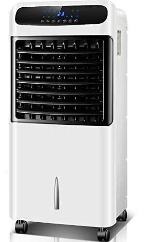 DXIII DELUXE13 Climatizador Evaporativo Calefactor Ventilador Humidificador Ionizador Portátil - Frío 80W - Calor 1000W - 2000W