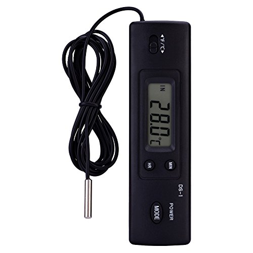 electrónica LCD Digital Termómetro Temperatura Humedad Cuchillo Sonda Sensor verdrahtet para frigorífico Aire Acondicionado Pez Tank Uso