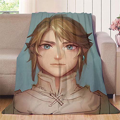 Elliot Dorothy Legends of Zelda Breath of the Wild Game - Manta de viaje para sofá o cama en todas las estaciones, microfibra, colorido, 60"x80"(W152cmxL203cm)