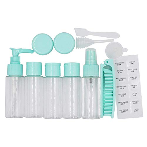 EONPOW Artículos de Tocador de Viaje Acondicionadores Vacío Acondicionador Cosmético Recargable Tamaño Accesorios de Baño Set de Botellas para Cremas Paquete de 12