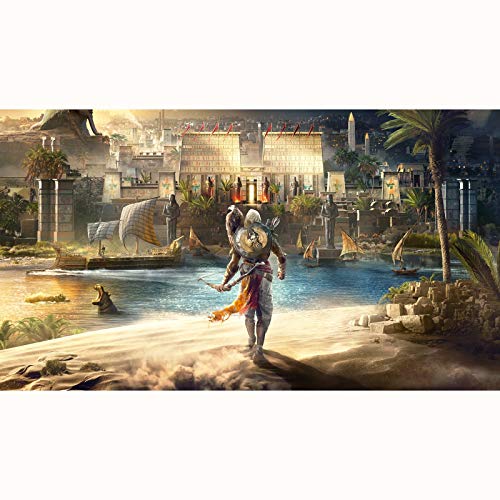 FENGZI Bayek Jigsaw Puzzles Assassin'S Creed Orígenes Juegos Funda Puzzle 300/500/1000/1500 Pieza para Adultos Adolescentes (Size : 500Pieces)