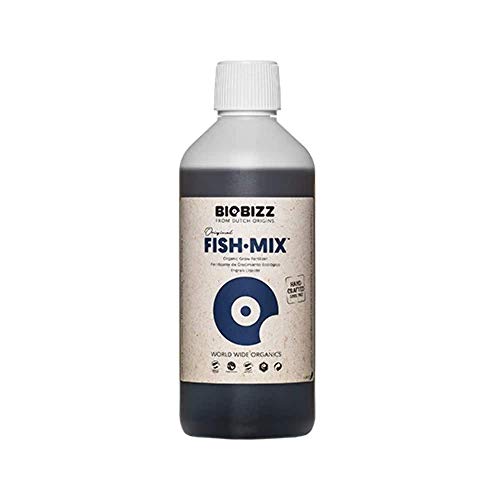 Fertilizante de crecimiento para cultivo en exterior BioBizz Fish-Mix™ (500ml)