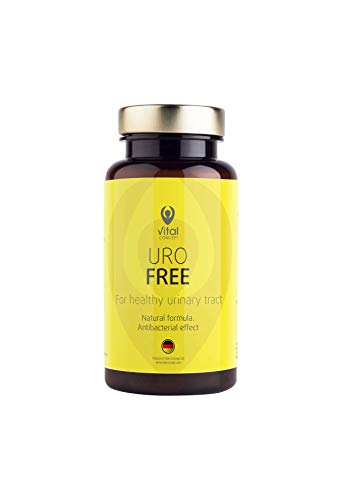 FREE - sistema urinario Naturalmente saludable. Limpiar las vías urinarias. Con la vara de oro, abedul blanco, hojas de ortiga, extractos de arándano. Complemento alimenticio para ayudar a tratamiento de infecciones UTI. 90 cápsulas píldoras. No contiene 