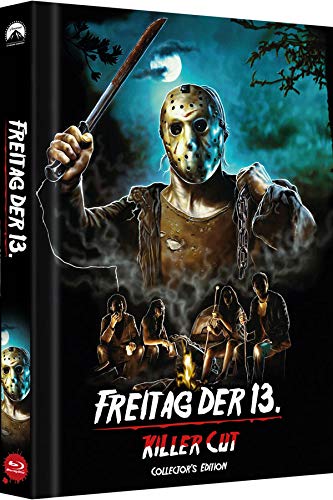 Freitag, der 13. - Killer Cut - Collector's Edition - limitiertes Mediabook auf 500 Stück (Cover D) (Killer Cut Aufkleber auf Folie) [Alemania] [Blu-ray]