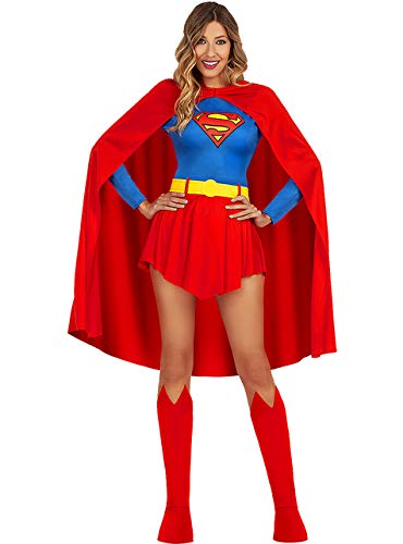 Funidelia | Disfraz de Supergirl Oficial para Mujer Talla M ▶ Kara Zor-El, Superhéroes, DC Comics