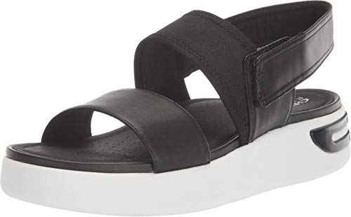 Geox D Ottaya Sandal B, Sandalias de Talón Abierto para Mujer, Negro (Black C9999), 41 EU