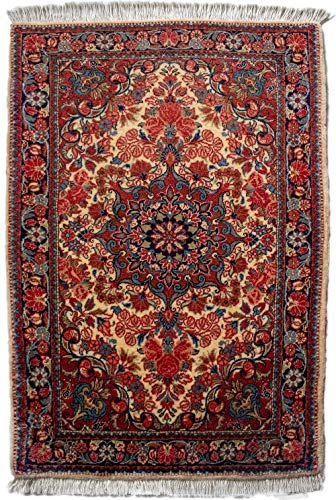 Ghorbani Mano geknüpfter Orient Alfombra Modern 105 x 70 cm, Pura Lana Virgen einzelstück