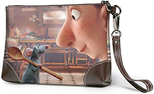 GLGFashion Cartera de embrague Ratatouille Soft Leather Handbags Small Classic Bags Large Wallets Clutches Cosmetic Bags Cosmetic Cags Travel Bags Cosmetic Clutches