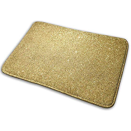 Gold Glitter Background Doormats Door Mats Rugs