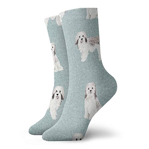 Havanese Dog Pet Cheater Colección Coordinate Novelty Fashion Crew Calcetines Unisex Deportes Walking Athletic Calcetines