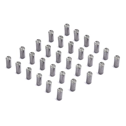 Healifty 30pcs Humbucker Pickup Polepug Pole Slug para piezas de repuesto de guitarra eléctrica Single Coil Pickup Pole Bobbin Slug 15x5mm