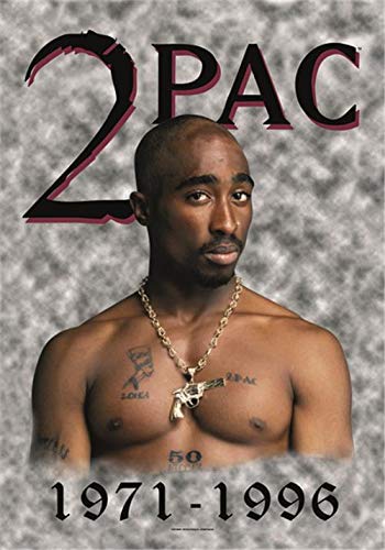 Heart Rock Bandera Original 2 Pac Smoke, Tela, Multicolor, 110 x 75 x 0.1 cm