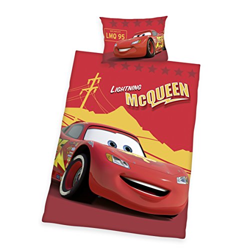 Herding Juego de Cama de Disney 's Cars, algodón, Rojo, 135 x 100 cm