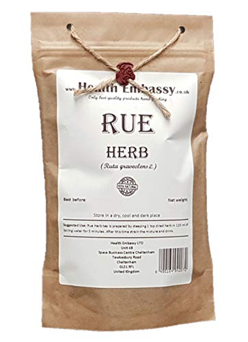 Hierba de Ruda (Ruta graveolens) / Rue Herb - Health Embassy - 100% Natural (50g)