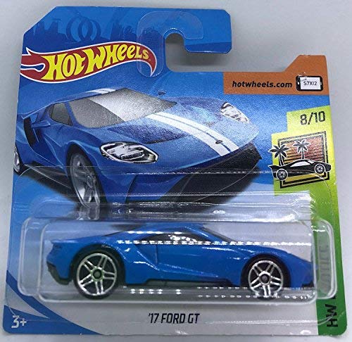 Hot Wheels 2018 '17 Ford GT Blue 8/10 HW Exotics 99/365 (Short Card)
