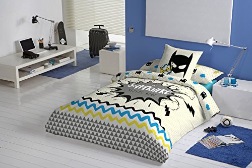 Iceberg Superhero Funda nórdica, Multicolor, 105 cm