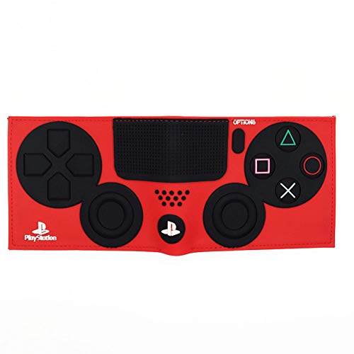 Juego Cartera Playstation 4 con Monedero Portatarjetas de identificación de Bolsillo 3D Touch PVC Monedero Corto para jóvenes portefeuille Homme & Femme