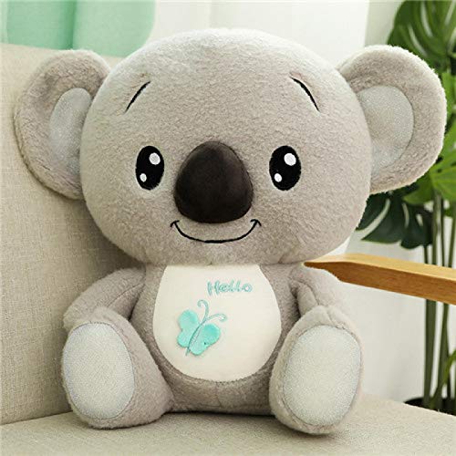 Juguetes, Peluches, Cojines Koala de Felpa para niños, Relleno de Animales Kawaii, muñecos de Peluche,, Regalos de San Valentín 30cm Gris