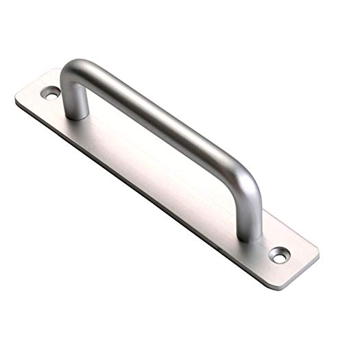 KOET Tirador de puerta de acero inoxidable para tirador de puerta comercial, distancia del agujero: 150 mm/180 mm – 128 x 25 x 36 m/160 x 25 x 36 mm