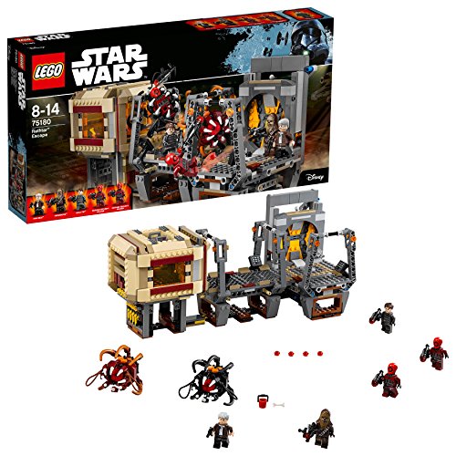 LEGO Star Wars - Huida de Rathtar, Juguete de Construcción de la Guerra de las Galaxias, Incluye MiniFigura de Chewbacca (75180)