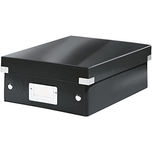 Leitz Caja Organizadora, Gama Click and Store 60570095 - Pequeña, Negro