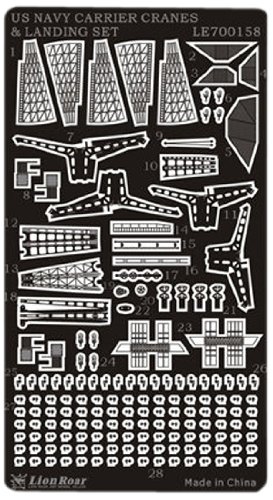 Lion Roar de Great Wall Hobby le700158 – WWII US Navy Aircraft Carrier Cranes and Landing Set