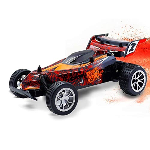 Lotees Control Remoto de Coches de Carreras de Coches de 25 km/h de 2,4 GHz de Alta Velocidad 4WD eléctrico Fuera de la Carretera del Coche de RC Monster Truck Juguetes Juguete del niño Asistente el