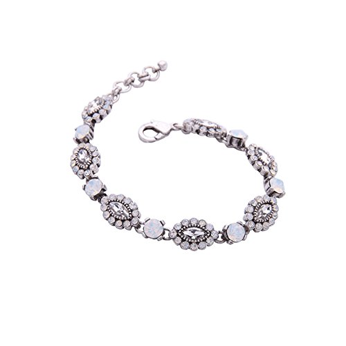 Love May Geometría de Ocio Estilo Pulsera Pulsera para Mujer Brazalete Fácil para Hembra, aleación, F, Sur 20cm