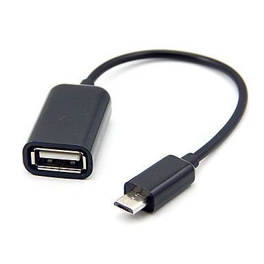 LWW 0.15m 0.492ft micro usb2.0 línea de cable OTG para Samsung libera el envío