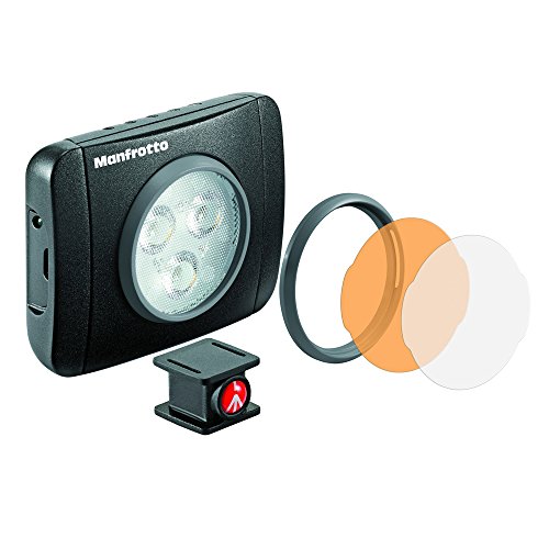 Manfrotto Lumimuse 3 - Luz LED y accesorios, color negro