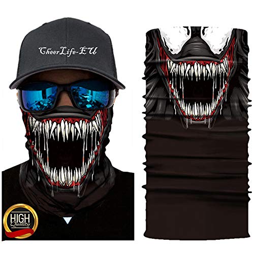 Mascarillas Tela Reutilizables Lavables Deportiva, 3D Magico Pasamontañas Elastica Pañuelos Cabeza Multifunción Bufanda Bandana Sin Costuras Protección UV Bragas de Cabeza Turbante para Hombres Mujer