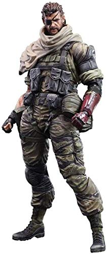 Mdcgok Phantom Pain Figura de acción Venom Snake Metal Gear Solid - Equipado con Armas y Manos reemplazables - Altura 25CM