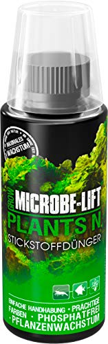 MICROBE-LIFT Plants N - Fertilizante líquido nitrógeno para Plantas de Acuario, Altamente Concentrado, 118 ml