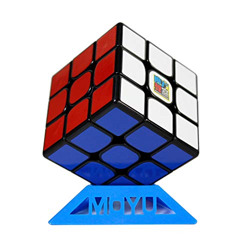 OJIN MoYu MoFang JiaoShi MF3RS3 3x3x3 Cubo Cubing Aula MF3 RS3 V3 Rompecabezas de Cubo de Velocidad 3X3 con un trípode de Cubo (Negro)