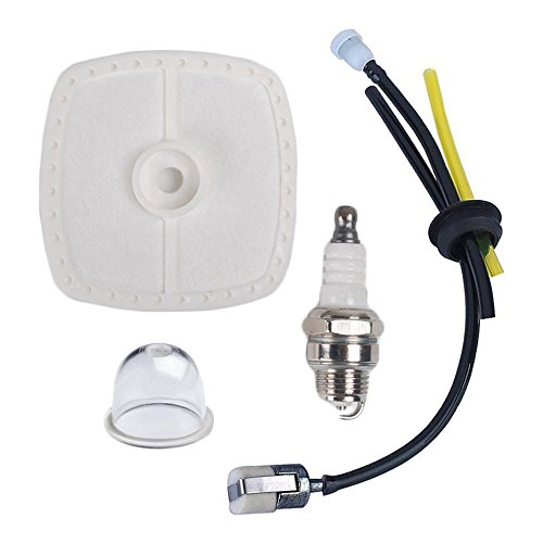 OxoxO RePower Kit with Air Filter Spark Plug Fuel filtro Primer Bulb Grommet Vent Fuel Lines for Echo gt225 gt225i pas225 PE225 ppf225 shc225 shc225s srm225 srm225i srm225sb srm225u recortador